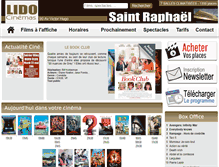 Tablet Screenshot of cinemalido-straphael.com